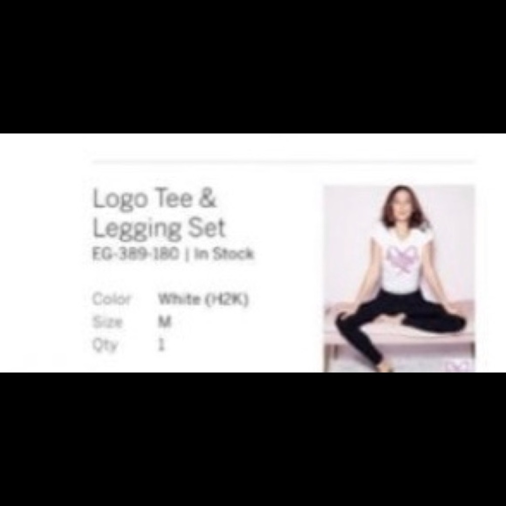 Victoria’s Secret Logo & Tee Set